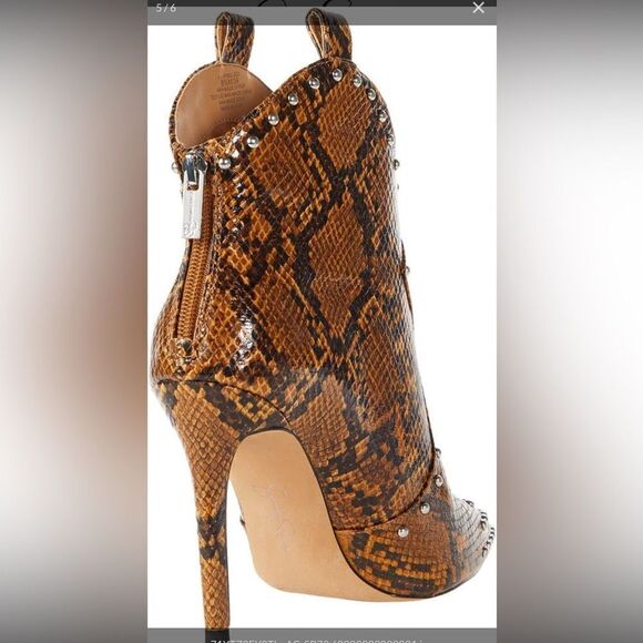 Jessica Simpson Pixillez 3 Wester Heeled Faux Snakeskin Boots - Picture 4 of 9